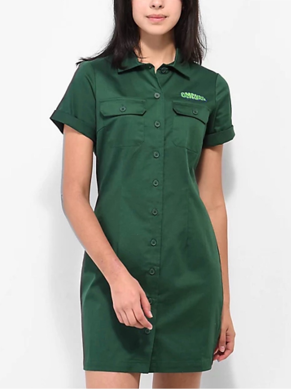 Empyre Brandi Green Worker Dress